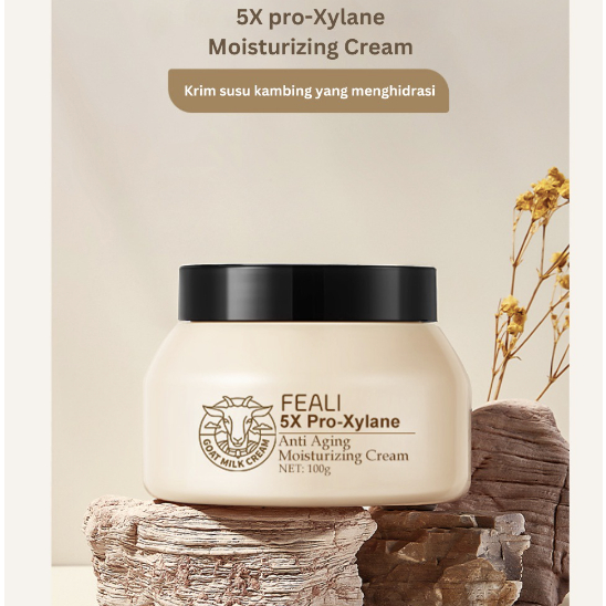 [BPOM] FEALI 5X Pro-Xylane Goat Milk Anti-Aging and Moisturizing Cream