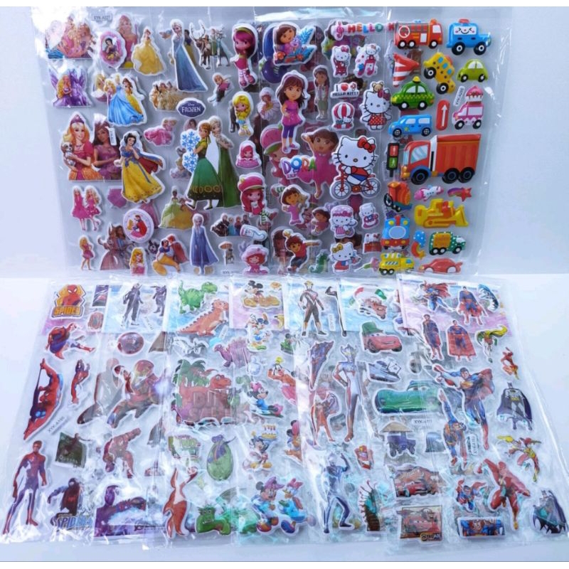 

STIKER 3D ANAK / STICKER TIMBUL / MAINAN TEMPEL KARAKTER - STIKER MURAH STICKER BAGUS MOTIF LUCU CUTE CAP-CAPAN TEMPEL MAINAN ANAK-ANAK KECIL PRIA / WANITA TERLARIS TERMURAH