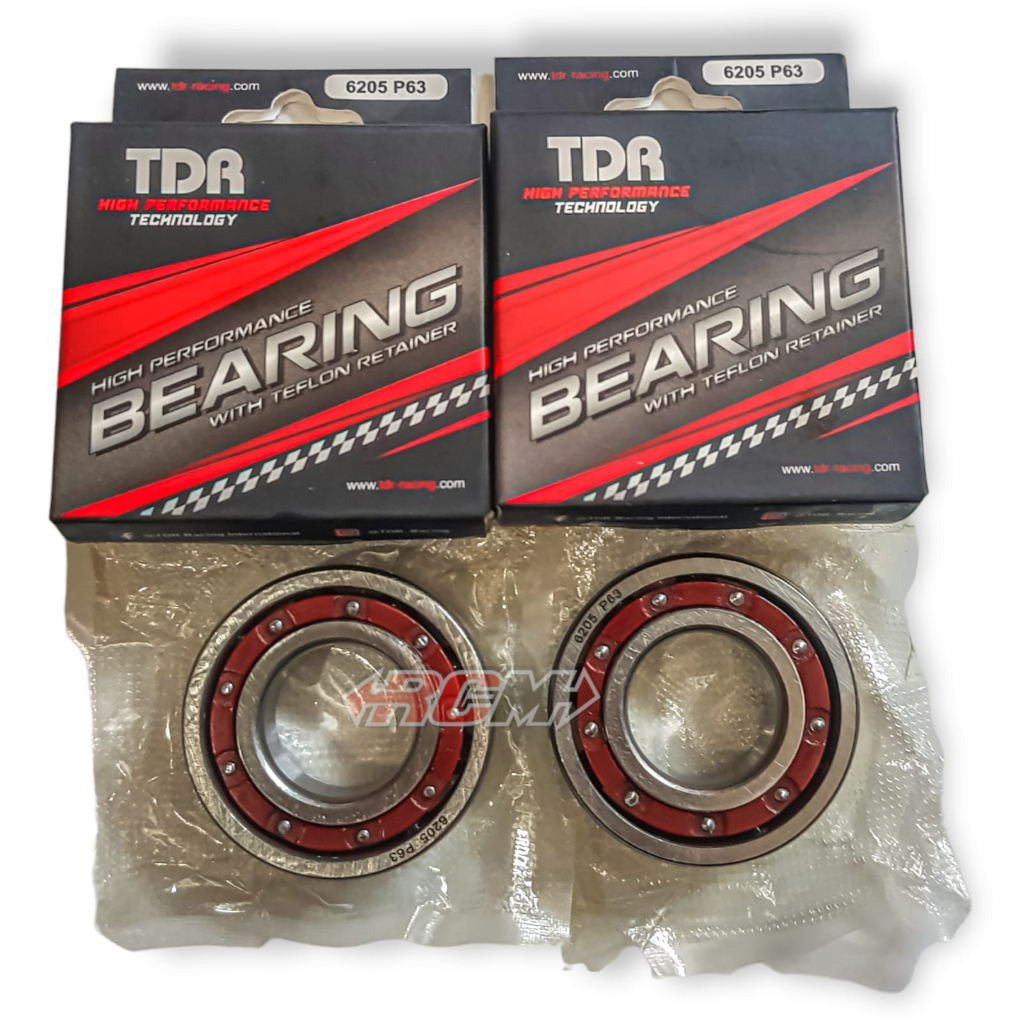 BEARING LAKER LAHER KRUK AS TDR KERAMIK CERAMIC FIZR F1ZR FORCE1 FIZ F1Z SATRIA 2 TAK LUMBA HIU DLL 6205 P63 ORIGINAL TDR