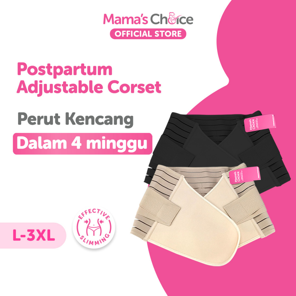 Mama's Choice Postpartum Adjustable Corset  / Korset Melahirkan Mamas Choice / Mama Choice Korset Ibu Melahirkan / Gurita Ibu Melahirkan setelah Cesar