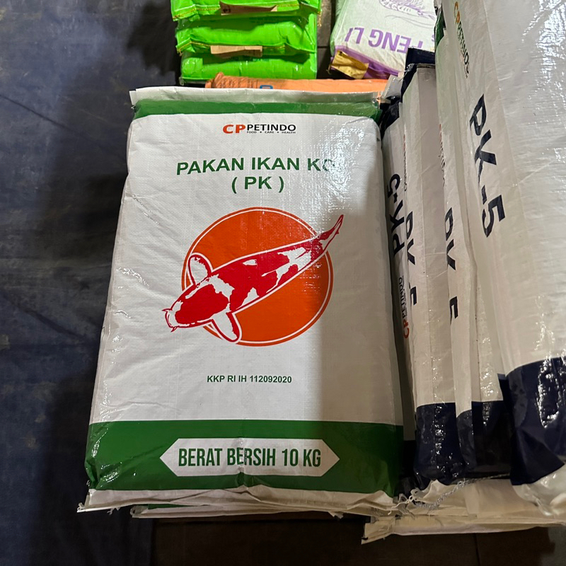 1 sak pelet pakan koi pk5 pk 5 sp cp prima pk5 merah hijau