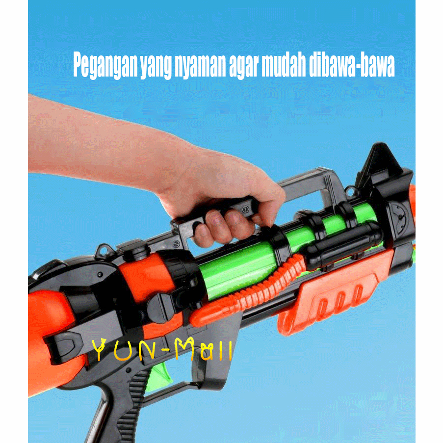 YUN Mall Mainan anak pistol air   mainan water gun pistol air /Pistol Air Mainan Anak Water Gun Tembak Tembakan Watergun Seru