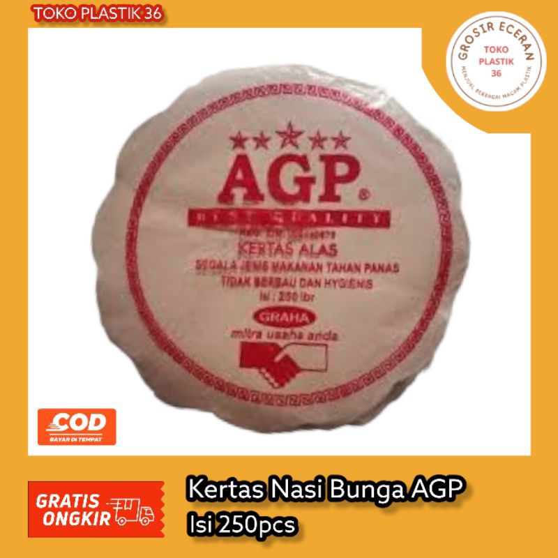 

Kertas Nasi Bunga AGP isi @250 Lembar - TokoPlastik36