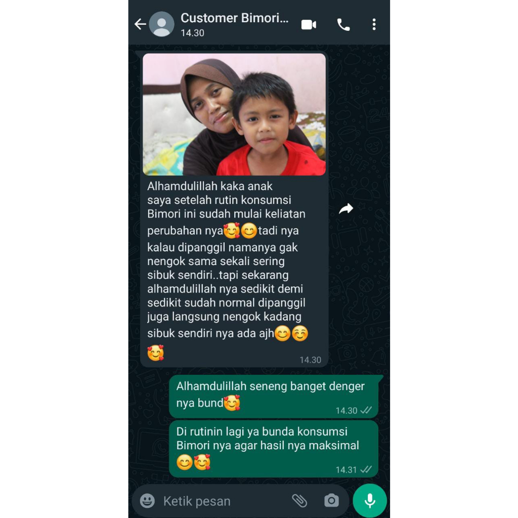 RK Bimori Kids Herbal Obat Autis Hiperaktif Multivitamin Kecerdasan Daya Ingat & Atasi Speech Delay