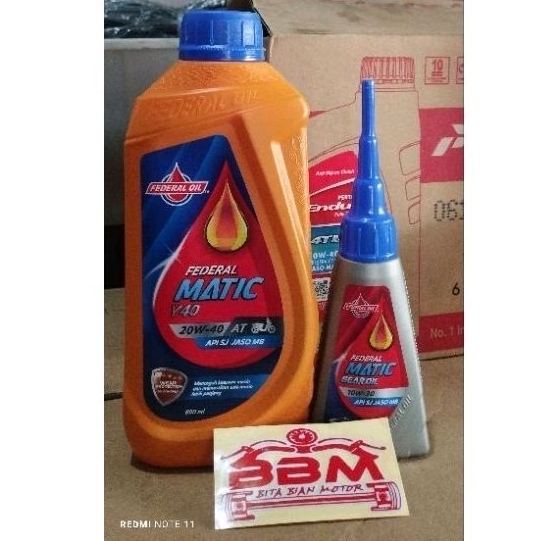 FEDERAL OIL ULTRATEC MATIC 20w-40 800ML +MATIC GEAR OIL 20W-40