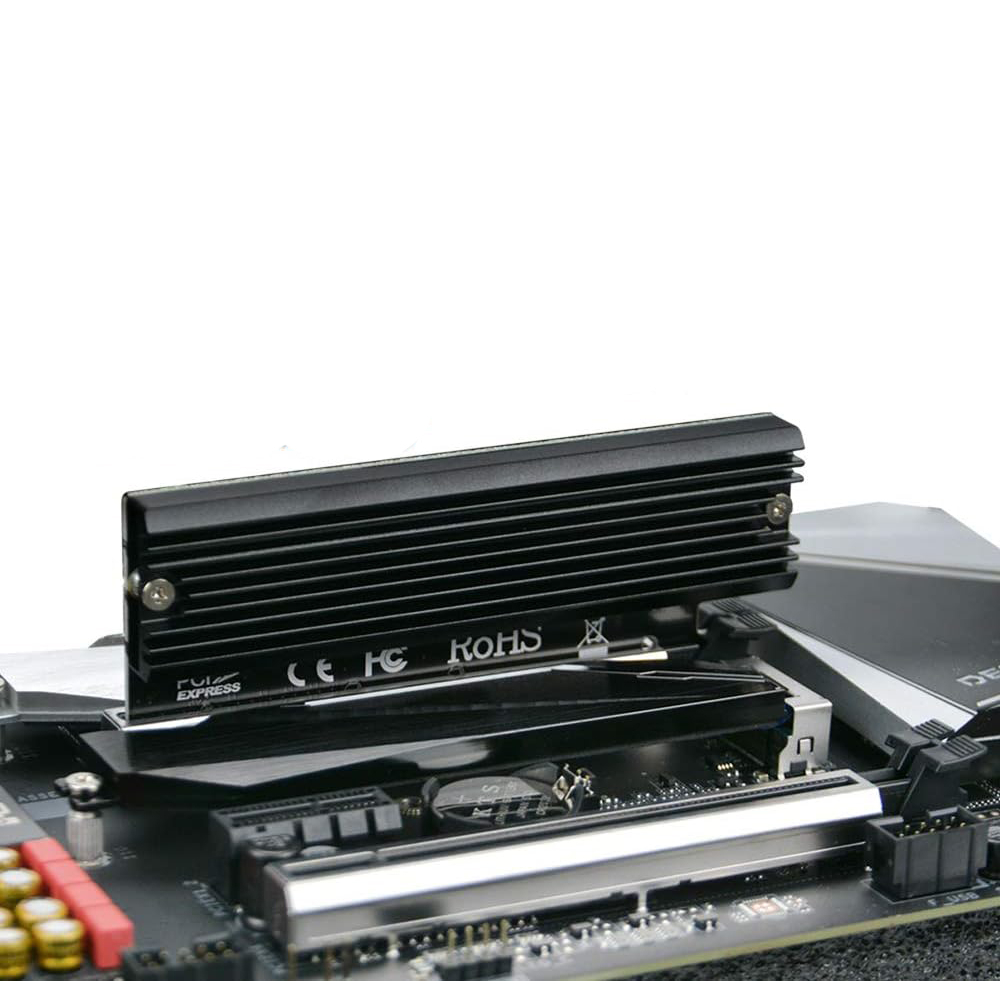 PCIE NVME M.2 SSD to PCIE X16 Expansion Card + Heat sink