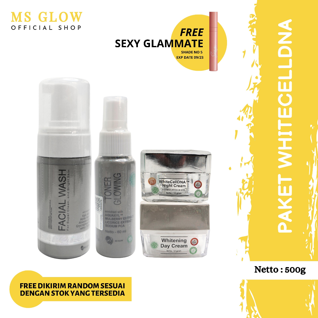 MS Glow Paket WhiteCellDNA - 4 Item