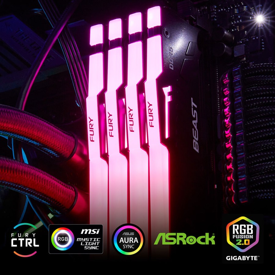 KINGSTON FURY BEAST RGB EXPO DDR5 16GB 1x16GB 5600MHz KF556C36BBEA-16