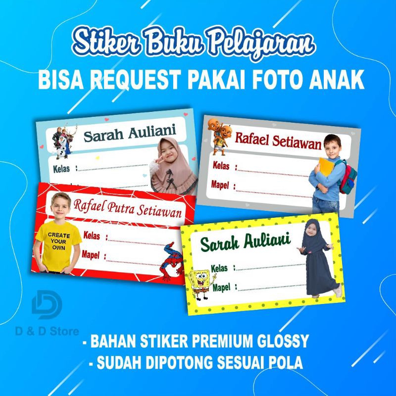 

Isi 20 Stiker Mapel - Label Buku Pelajaran Sekolah - Stiker mata pelajaran