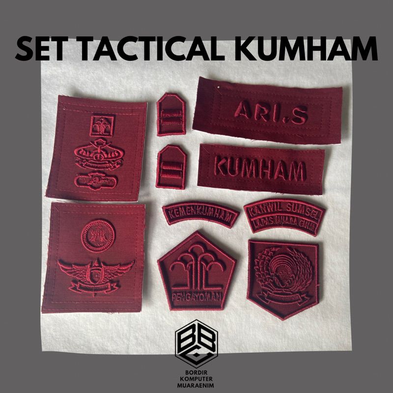 1 SET BORDIR TACTICAL KUMHAM TIMBUL