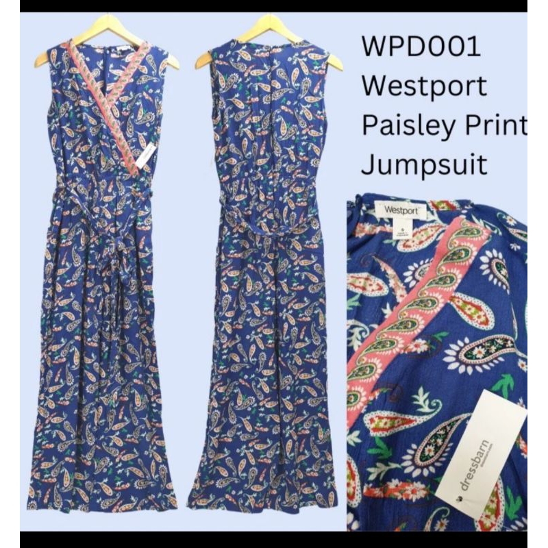 Jumsuit Wanita  W*stroport Paisley Print