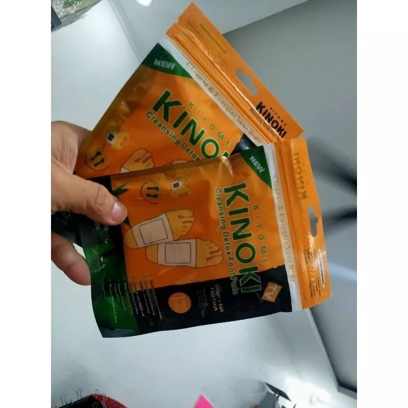 `ღ´ PHINKL `ღ´ Kinoki Gold per 10 sachet Herbal angkat nyeri di kaki koyo herbal untuk mengeluarkan racun