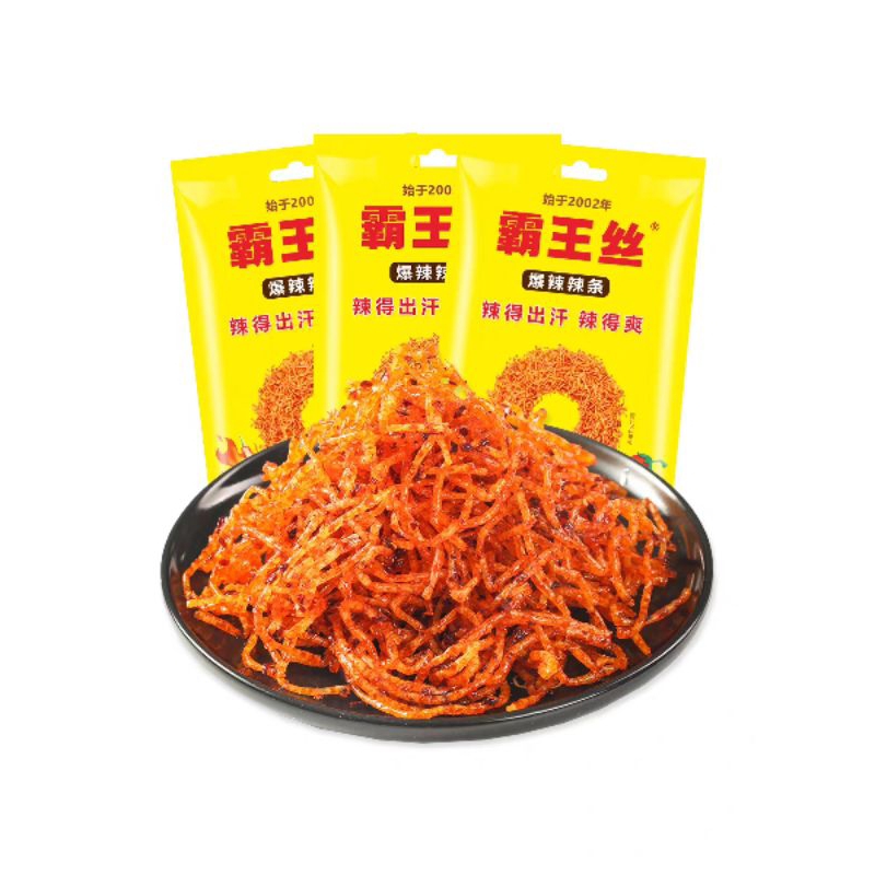 (HALAL) 霸王丝辣条 Ba Wang Si Latiao Silk Super Spicy 22g