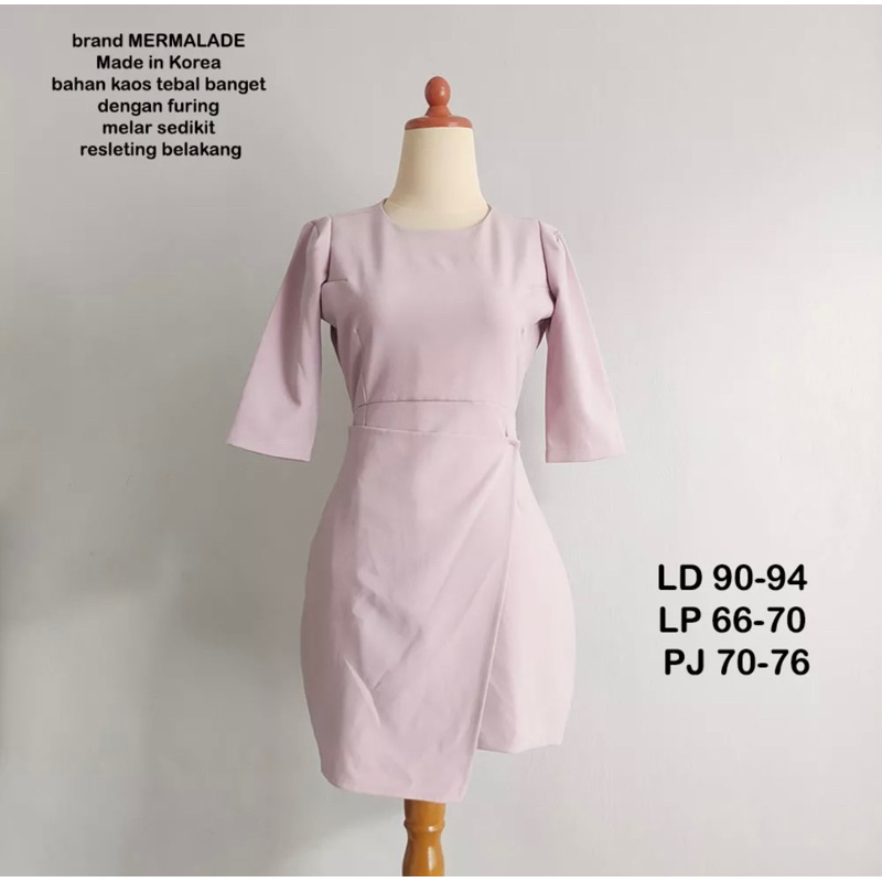 dress korea preloved