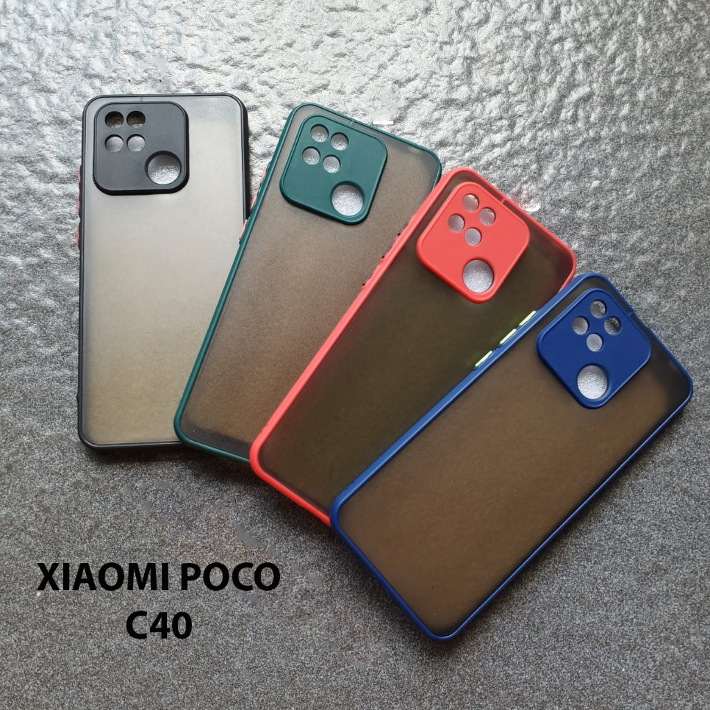 Casing MY CHOICE Bumper Aero Fuze Case My Choice Hard Case + Pelindung Kamera For Xiaomi POCO C40