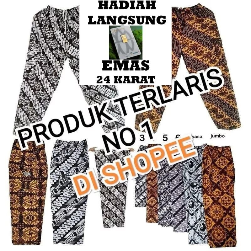 CELANA BATIK/BOIM ANAK/BOIM DEWASA/BOIM JUMBO/BOIM EXTRA JUMBO