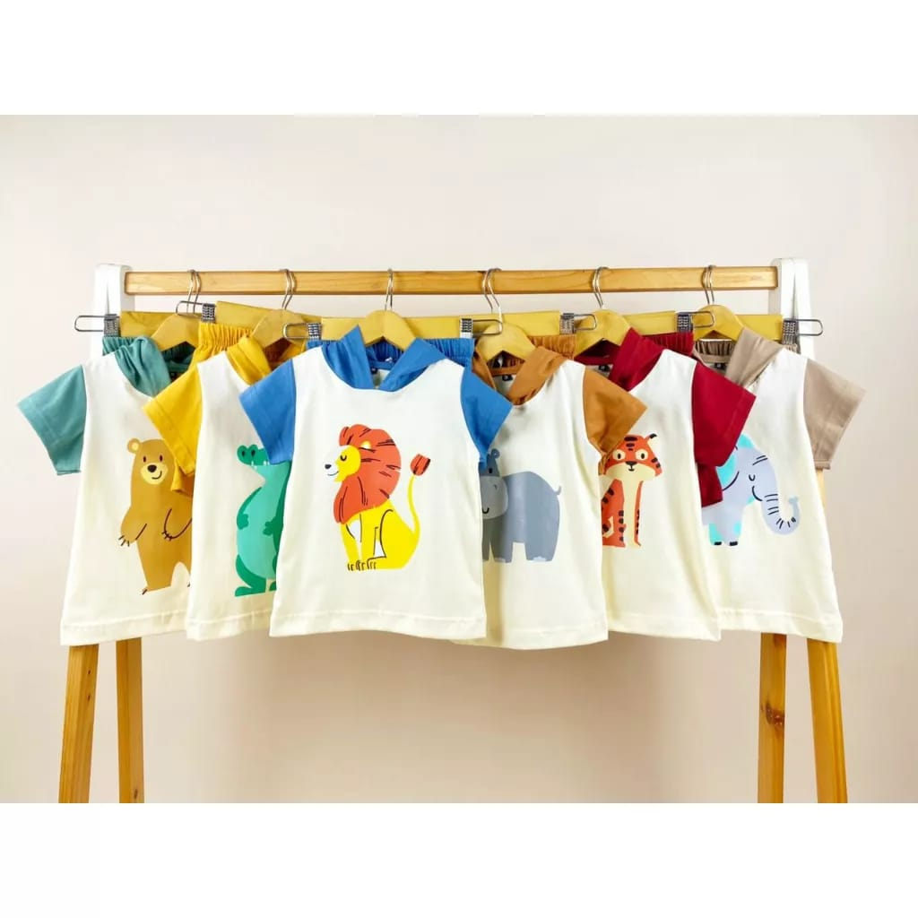 SETELAN HOODIE ANIMAL SBLN PINEAPPLE