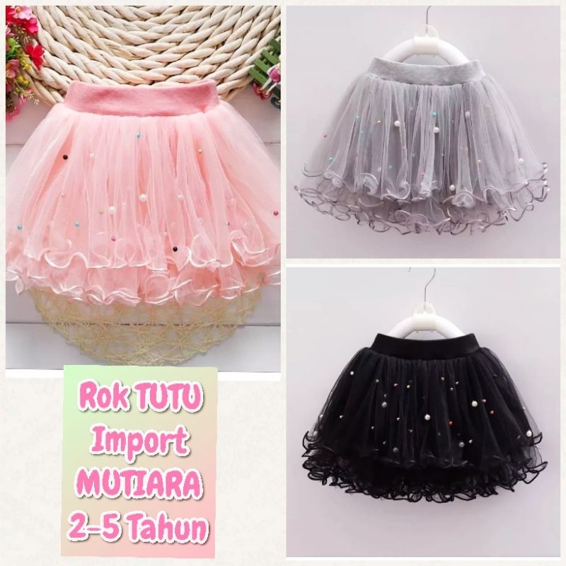 ROK TUTU MUTIARA IMPORT