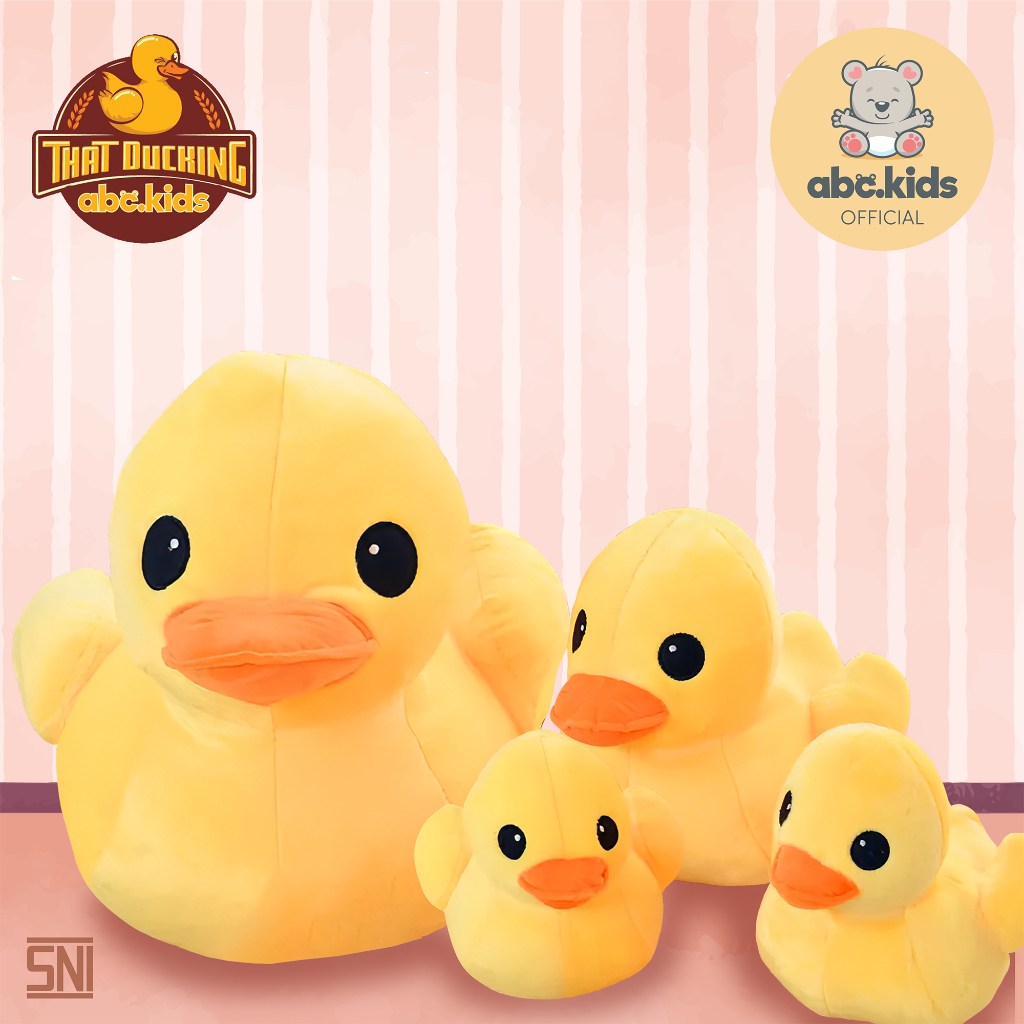 Boneka Bebek / Boneka Plushies Bebek / Boneka Karakter Animal Bebek / Boneka Bebek Lembut Menggemask