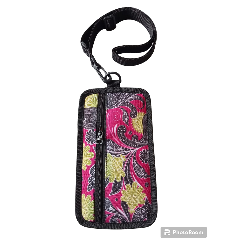 sale Tas hp kartu Uang motif Dompet Hp Tas Leher Pria/wanita Terlaris