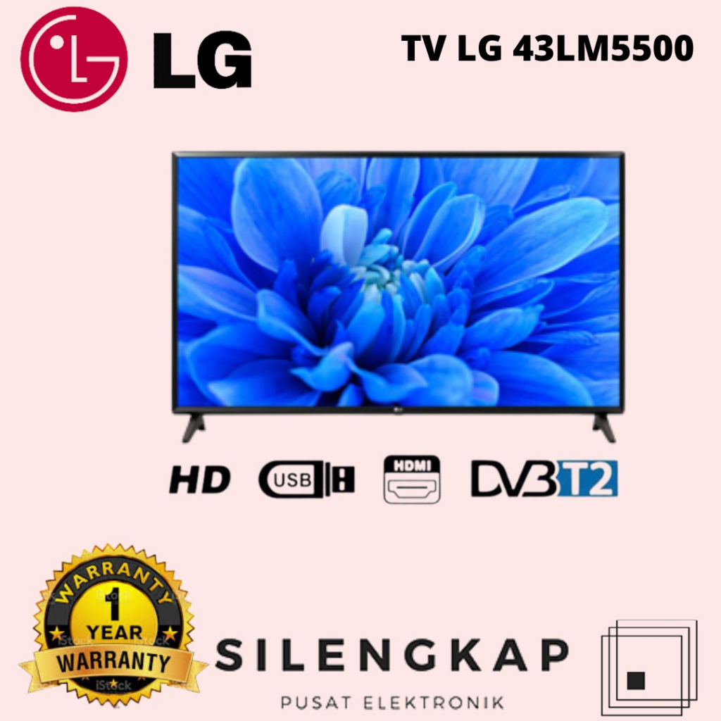 TV LG LED TV 43 INCHI 43LM550 GARANSI RESMI