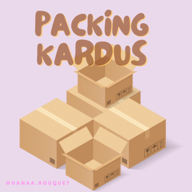 

(Ukuran S) Packing Kardus Ksusus Buket Mini Pembelian 1-3pcs