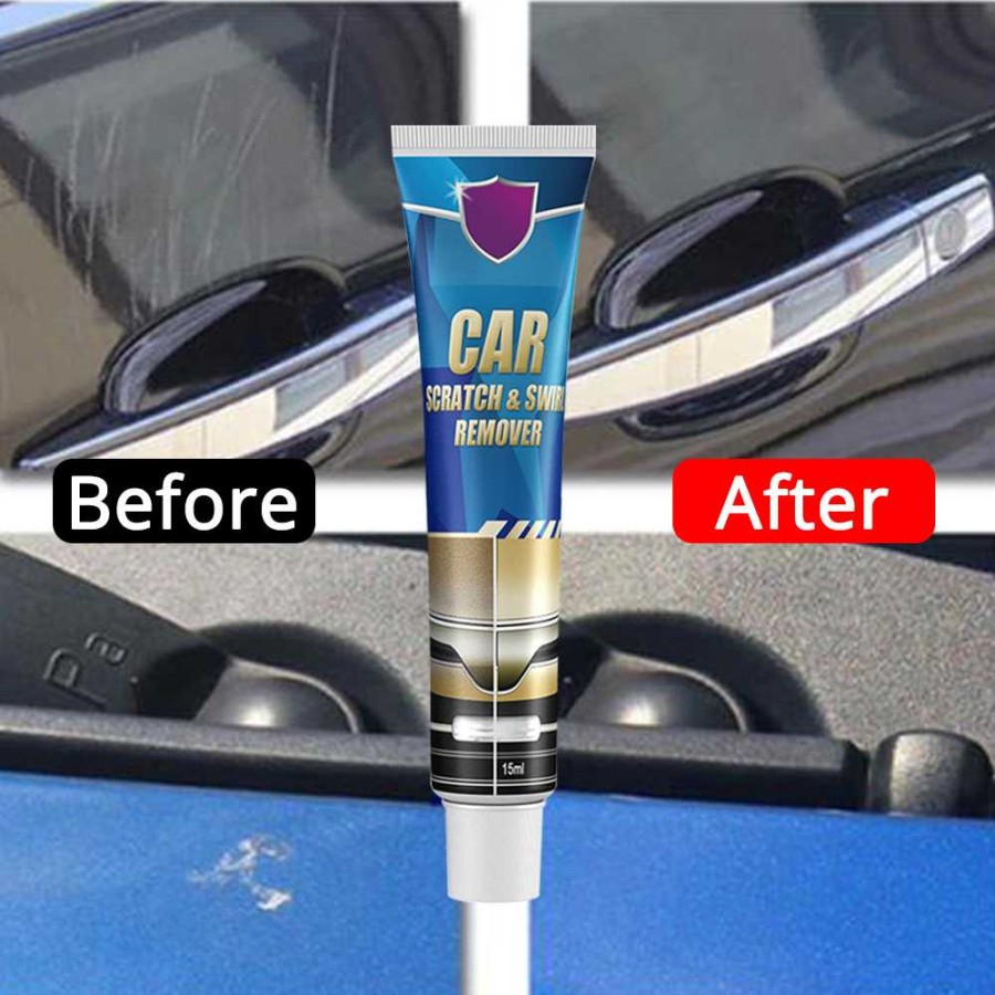 Wax Kompon Penghilang Baret Lecel Mobil Motor Car Scratch Swirl 15ml Wax Compound