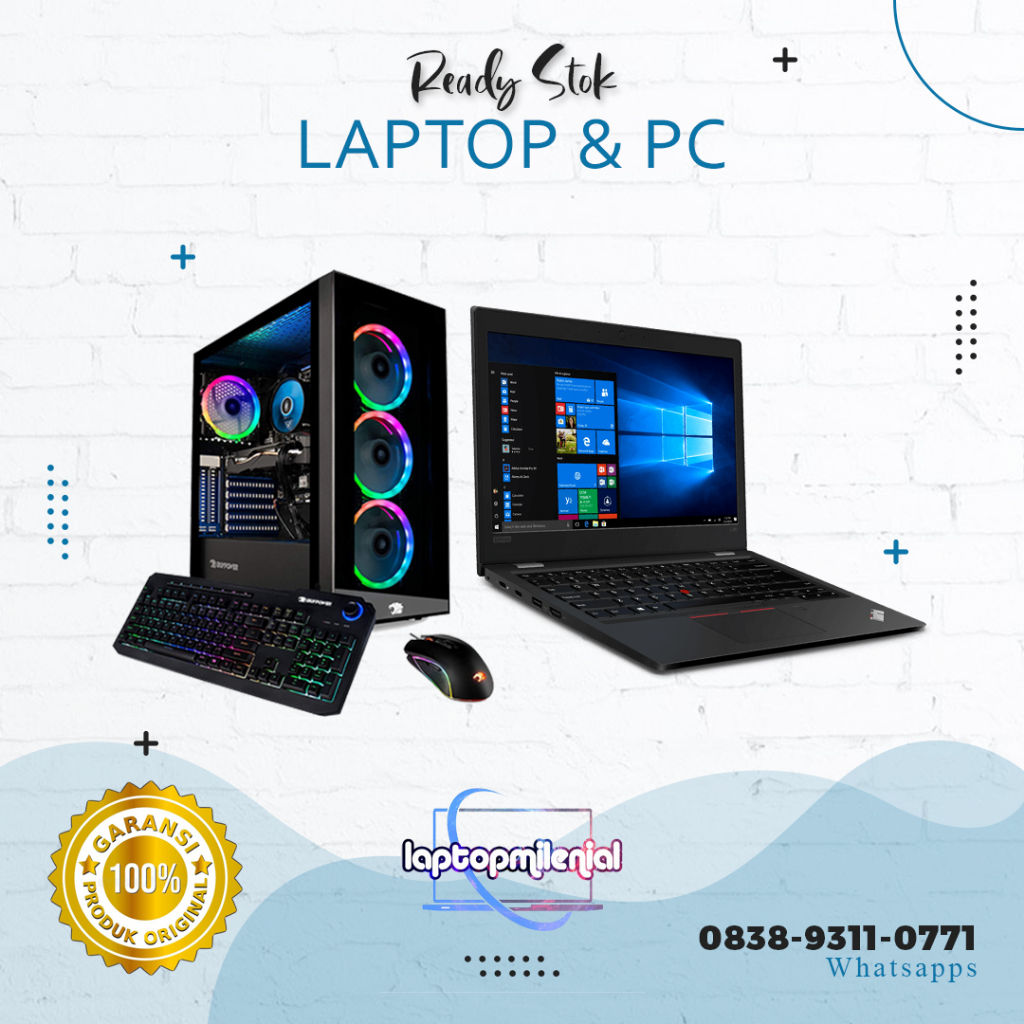 Komputer Full Set Murah Intel Core I5 Ram 8GB SSD 512GB HDD 1TB LED 19&quot; Cocok Buat Office Siap Pakai