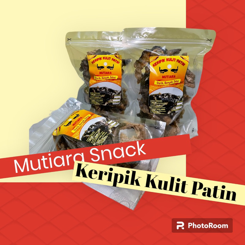 

KERIPIK KULIT PATIN MUTIARA 100 gram