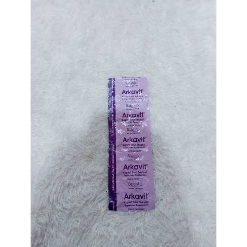 ARKAVIT 1STRIP 10KAPLET | SUPLEMEN KESEHATAN