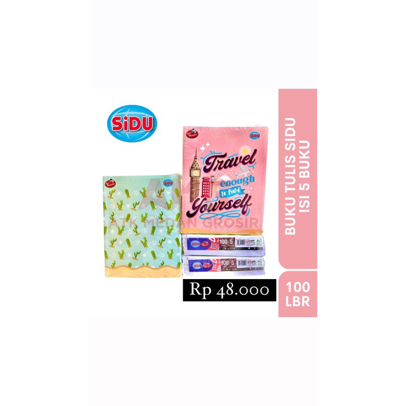 

buku tulis SIDU isi 100 lembar