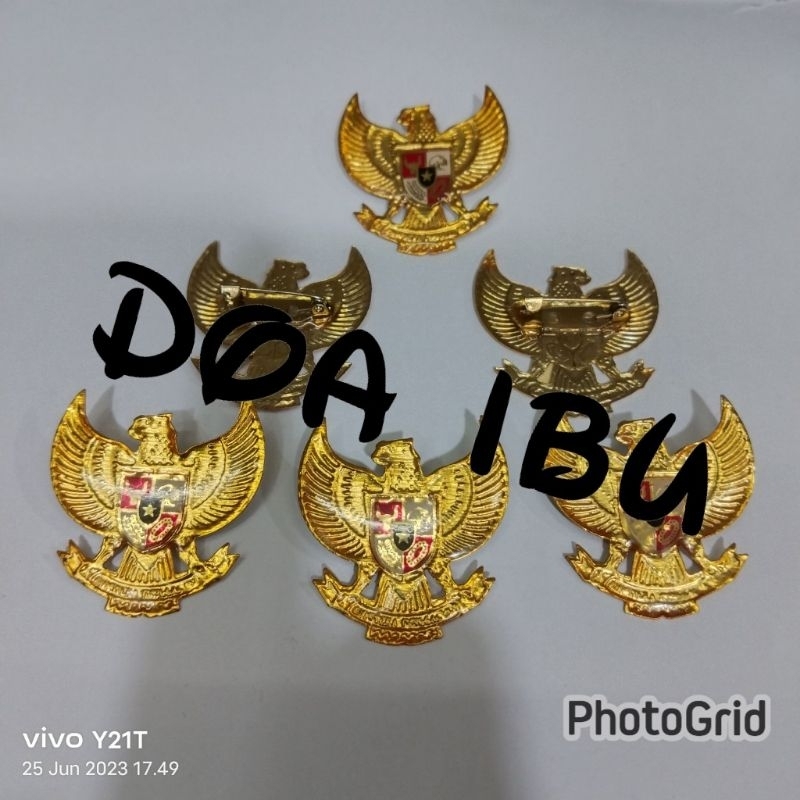 

best seller pin garuda koting buat di peci paskibra 3cm ready stock
