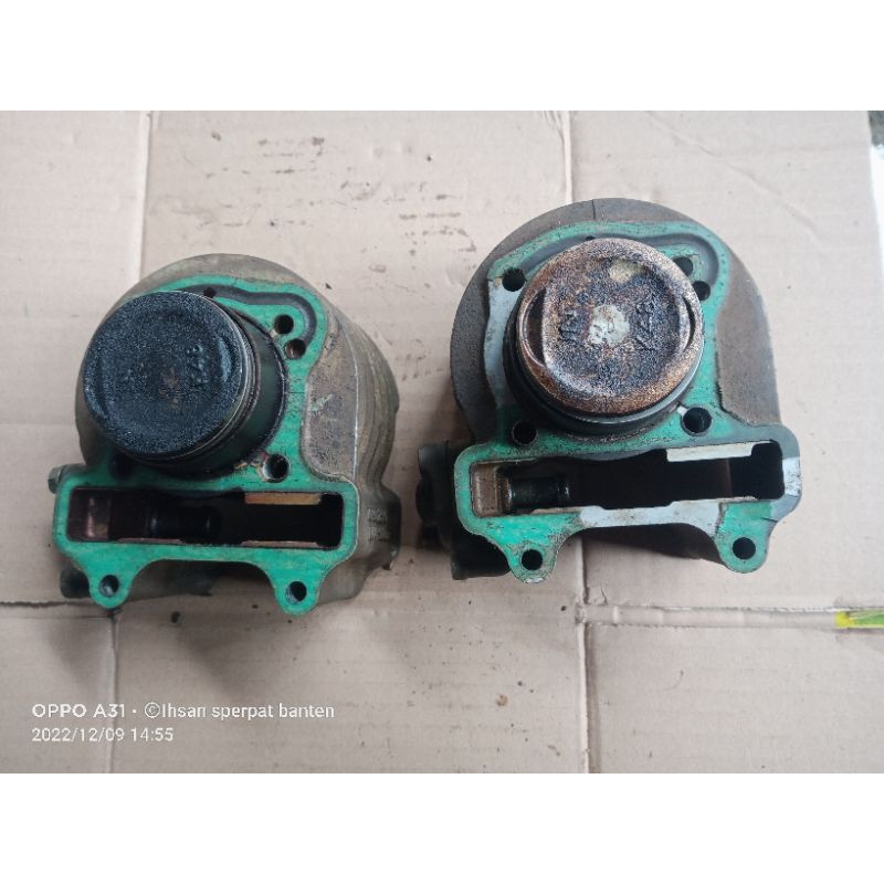 blok silinder blok piston sudah sama seher K44 honda bit setater halus belum baret