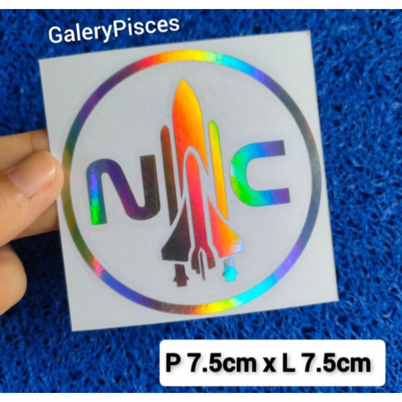 

stiker nasa hologram