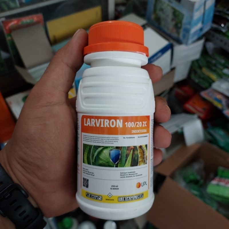 INSEKTISIDA LARVIRON 100/20 ZC 250 ML PENGENDALI HAMA PENGGEREK TONGKOL JAGUNG, KUBIS, BAWANG MERAH