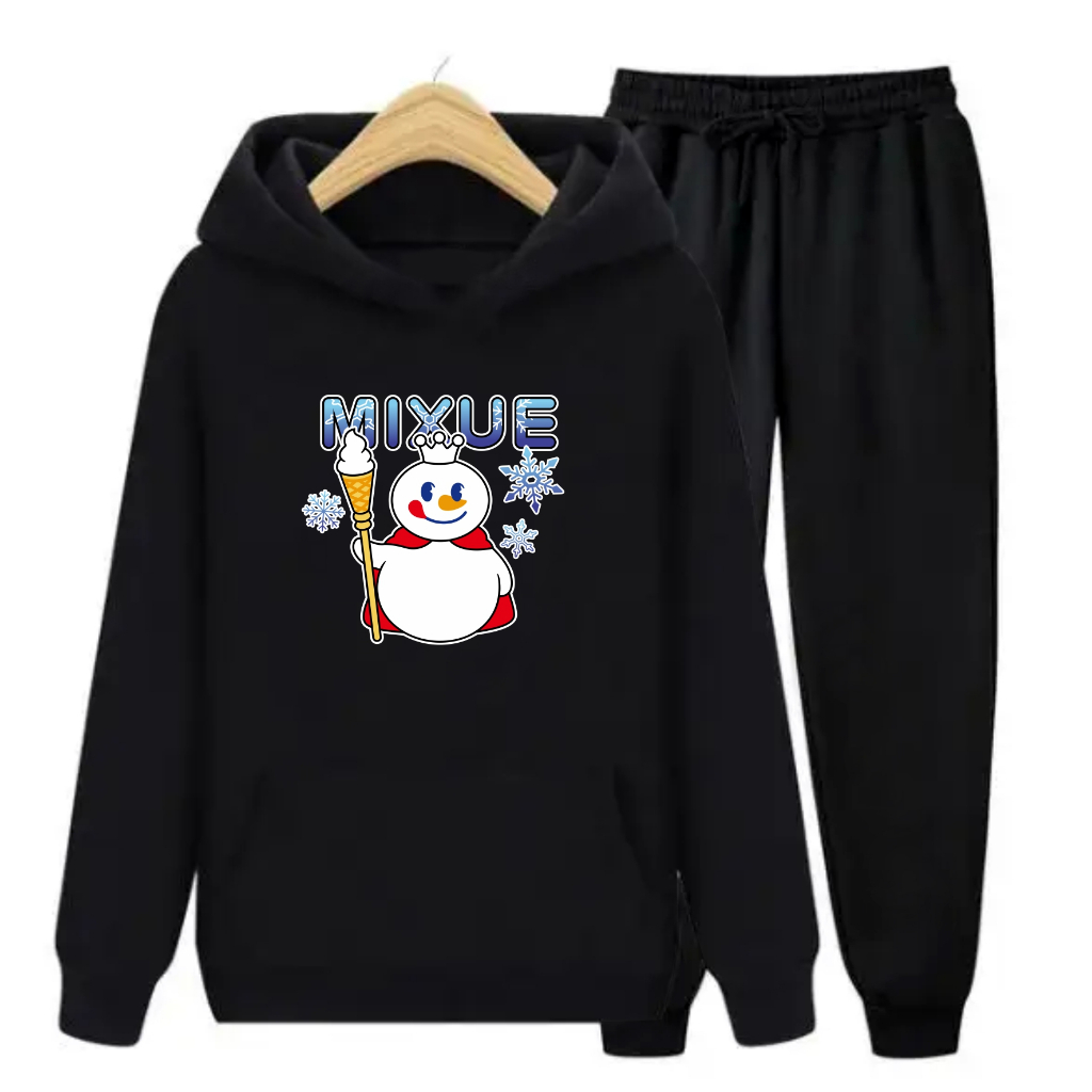 Sweater Hoodie Atasan Dan Setelan Anak MIXUE ICE CREAM Usia 4-14 Tahun Bisa Bayar Ditempat COD