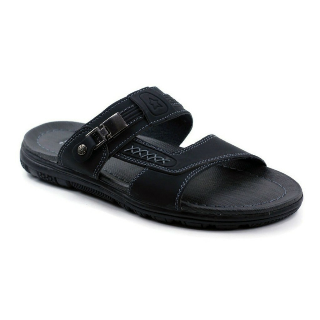 Sandal Slide Slop Pria Dewasa Casual Furenic Sendal Selop Cowok Kekinian Trendy