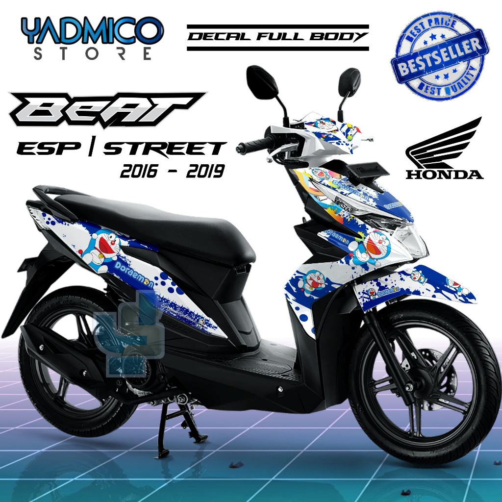 Decal Beat ESP Full Body - Stiker Motor Beat ESP 2017 Full Body - Decal Hologram Beat ESP 2018 Full 