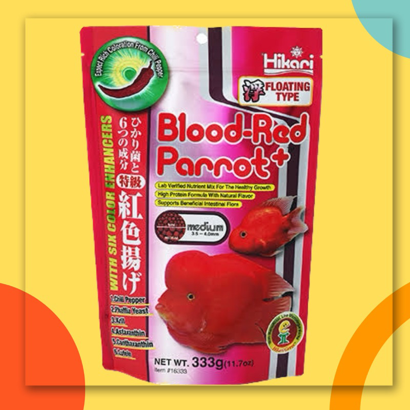 PELET RED BLOOD PARROT HIKARI