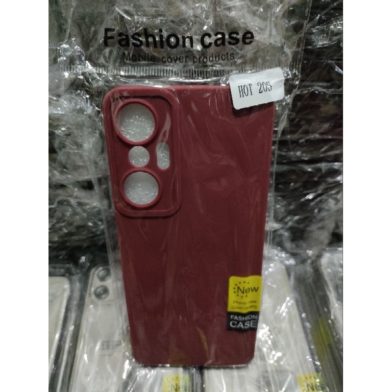 Softcase Infinix Hot 20S Silikon Casing Case Macaron Pelindung Pro Camera