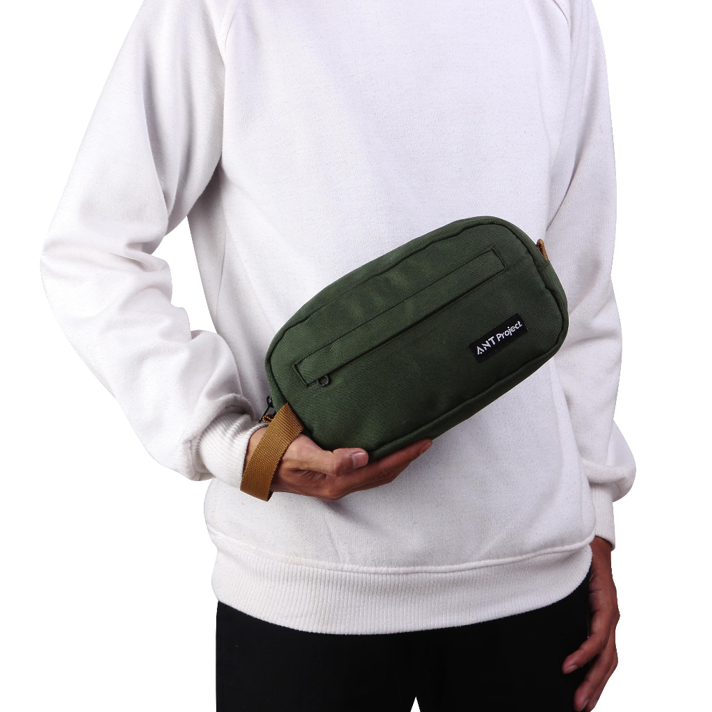 Ant Project Handbag Pria Clutch Bag Tas Tangan Gadget Pria Wanita Karman Premium Pouch Travel Organizer 3 in 1