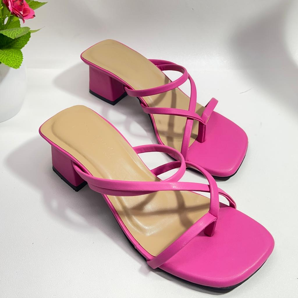 Windyshoes-Charvi sandal wanita hak Tinggi 5cm