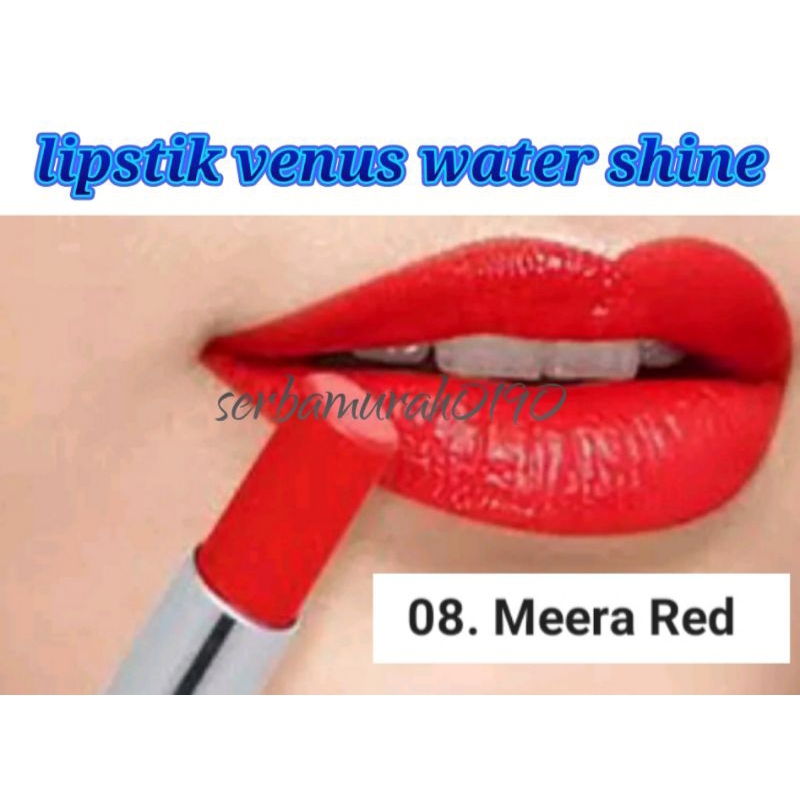 lipstik venus water shine ORIGINAL no.08 Meera Red