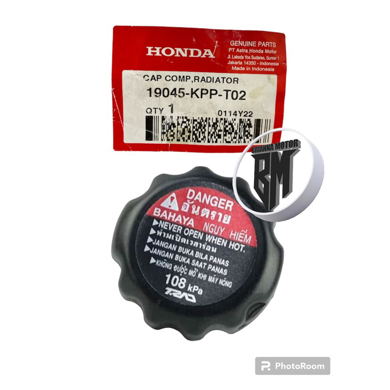 TUTUP RADIATOR CB 150R OLD 19045 KPP T02 / 19045 KPP T01