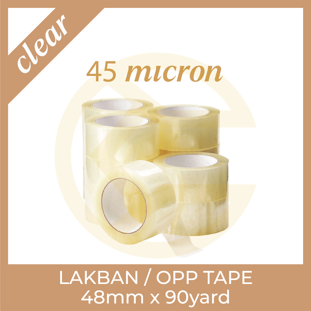

Harga Grosir | Lakban Bening 48mm x 90 Yard | Cuan Tape
