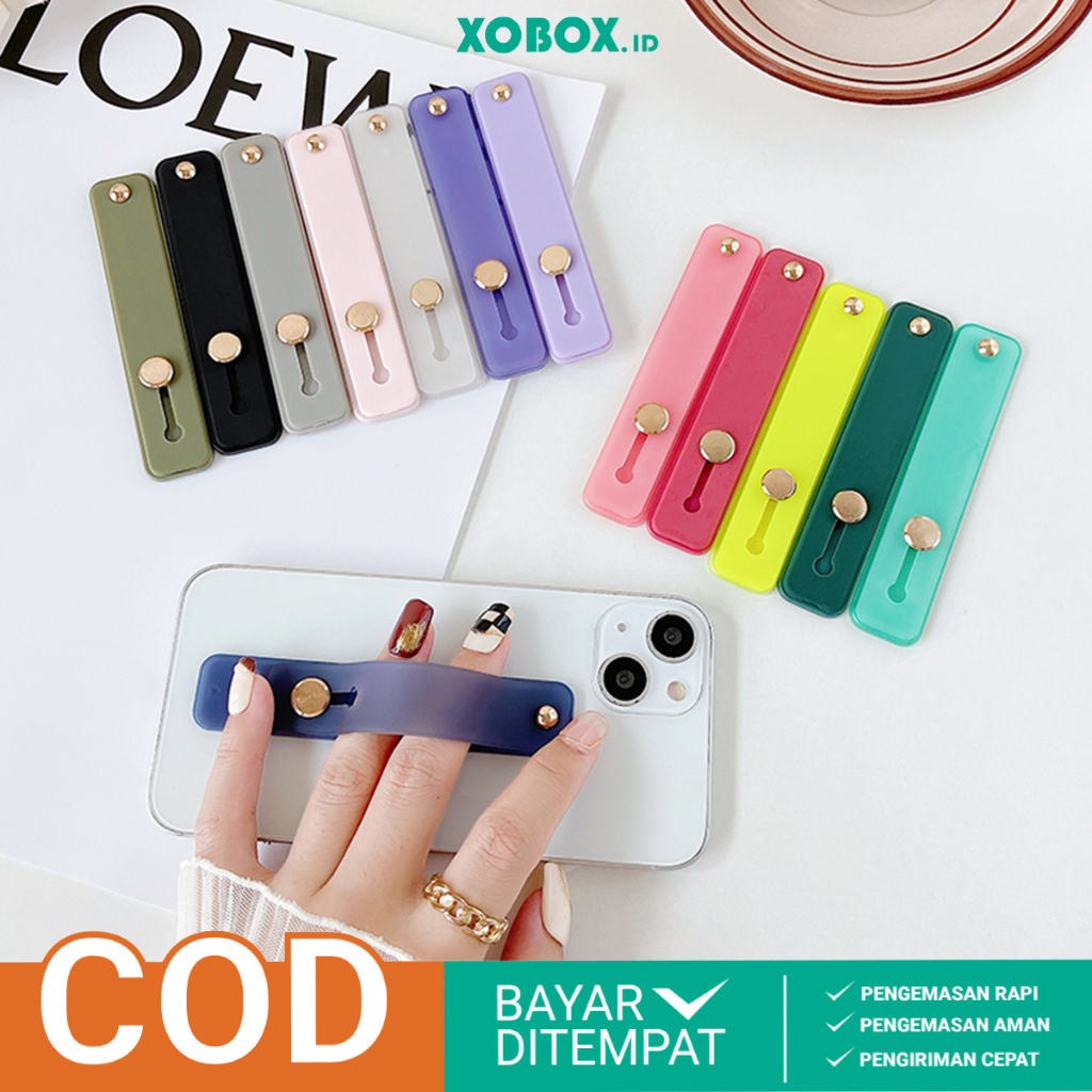 Silicone Phone Holder Stand Universal Strap Bracket For iphone android AH032 - XOBOX