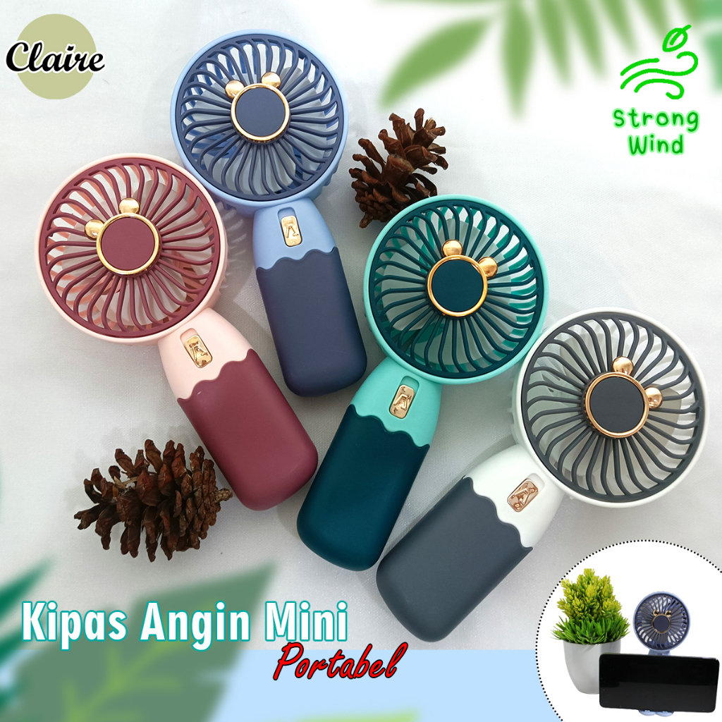 Kipas Angin Mini Genggam Cute / Kipas Portable