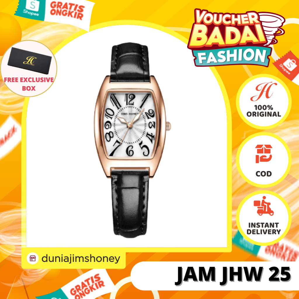 Jims Honey JHW 25 Jam Tangan Wanita Fashionable Chic Korean Style Import Berkualitas Murah