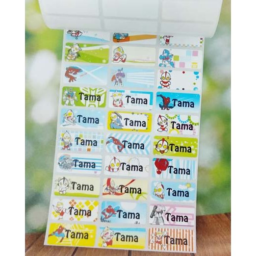 

Label Nama Import Waterproof SUPERHERO