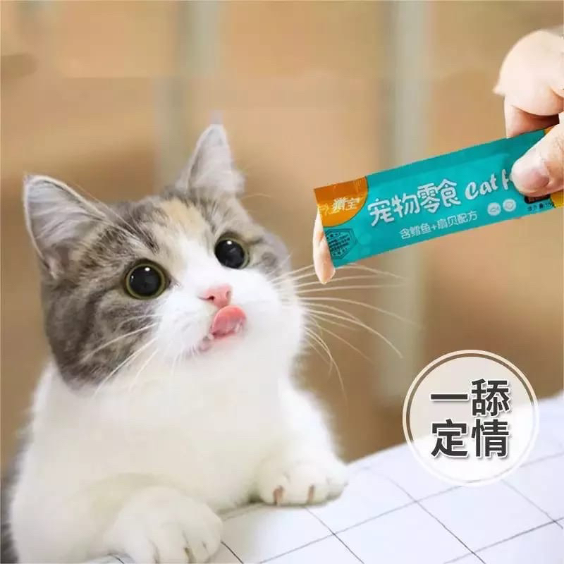 SNACK KUCING KITTEN ADULT HEWAN PELIHARAAN 15G /STRIP LIEBAO SNACK